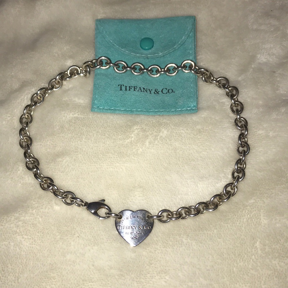 Authenic Return to Tiffany Heart Tag Choker